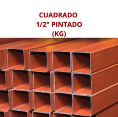 CUADRADO 1/2 12.7 MM PINTADO (KG)